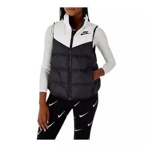 Nike womens running down reversible vest